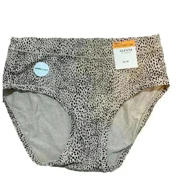 Alfani Core Panty Tabl Ultra Soft Panties Womens Size S Cheetah Animal Print NWT - Picture 1 of 5